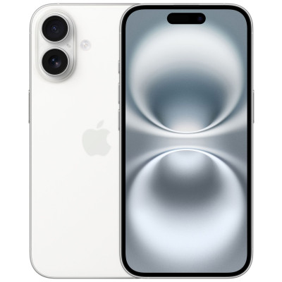 SIM Free iPhone 16 5G 256GB AI Mobile Phone - White