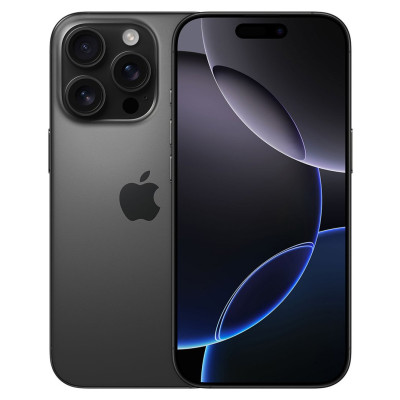 SIM Free iPhone 16 Pro 5G 256GB AI Mobile Phone - Black