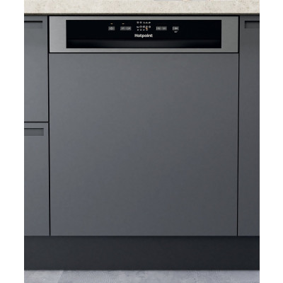 Hotpoint H3B L626 X UK Full Size Dishwasher - Silver