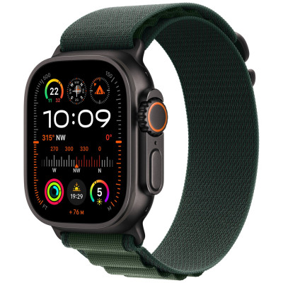 Apple Watch Ultra 2 2024 49mm Dark Green Alpine Loop Medium