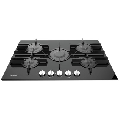 Hotpoint FTGHG 751 D/H BK Gas Hob - Black