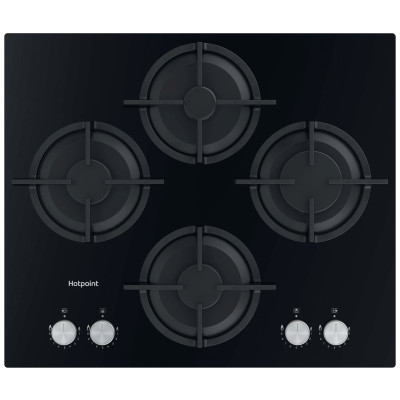 Hotpoint HGS 61S BK Gas Hob - Black