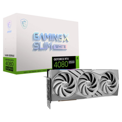 MSI RTX 4080 SUPER 16GB GAMING X SLIM WH