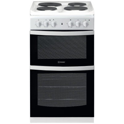 Indesit ID5E92KMW/UK Single Oven Electric Cooker - White