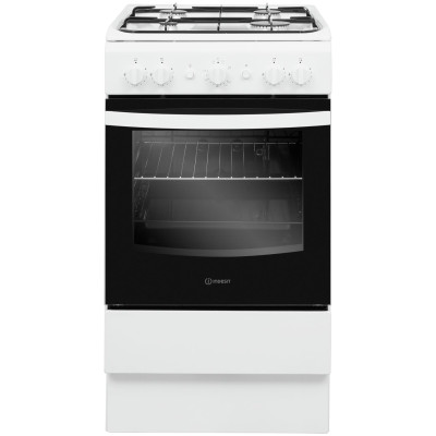 Indesit IS5G1KMW/U Single Oven Gas Cooker - White