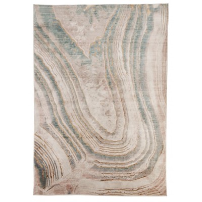 Argos Home Geometric Blush Cut Pile Rug - 166x120cm