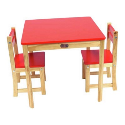 Liberty House Toys TikkTokk Boss Table and Chair Set Red