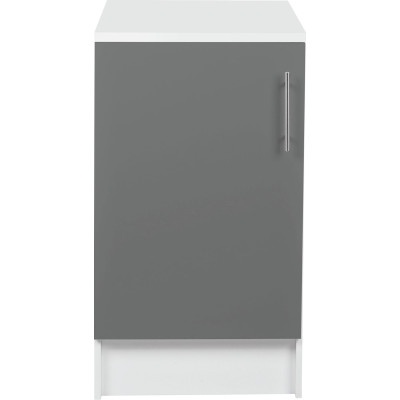 Argos Home Athina 500mm Fitted Kitchen Base Unit - Grey