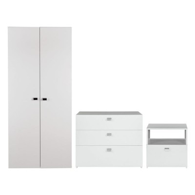 Windermere 3 Drawer Chest - White