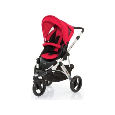 ABC Design Cobra 2-in-1 Pushchair - Silver/Cranberry