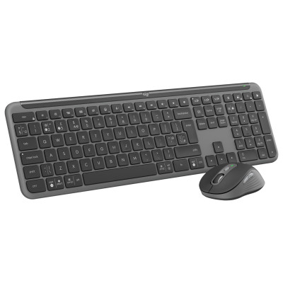 Logitech MK950 Signature Slim Keyboard and Mouse - Graphite