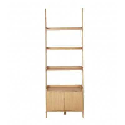 Habitat Jessie 2 Door Ladder Shelf - Oak