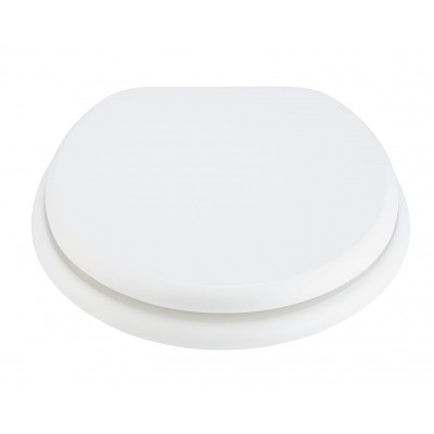 Argos Home Slow Close Wooden Toilet Seat - White
