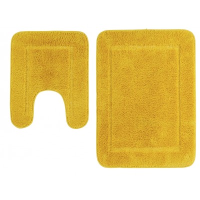 AH BATH & PED SET MUSTARD