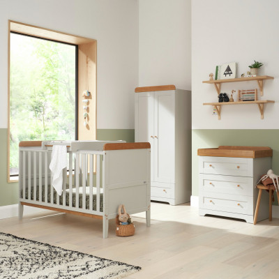 Tutti Bambini Rio 3 Piece Nursery Furniture - Dove Grey