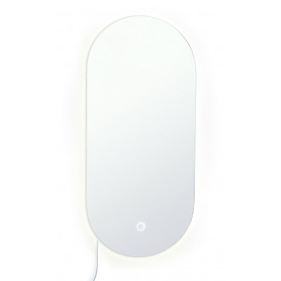 Habitat Large Vertical Backlight LED Mirror - White