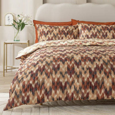 Habitat Cotton Ikat Print Bedding Set - King size