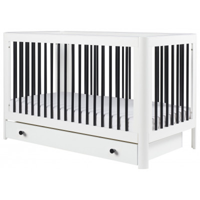 Ickle Bubba Tenby Cot Bed & Under Drawer - Monochrome