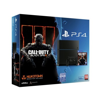 PS4 500GB & COD BLACK OPS 3             