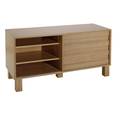HYGENA GENOA SLATTED TV UNIT            