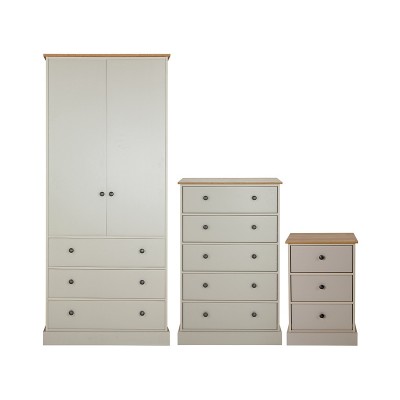 AH KENSINGTON 2DR PACKAGE OAK/SOFT GREY