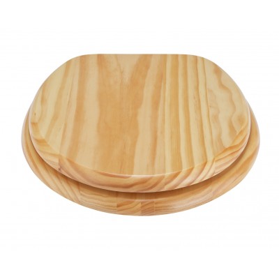 Argos Home Slow Close Wooden Toilet Seat - Pine