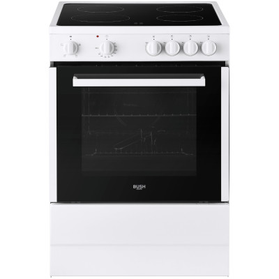 Bush B60SCWX 60cm Single Cavity Electric Cooker - White