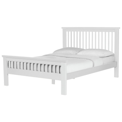 Argos Home Aubrey Double Wooden Bed Frame - White