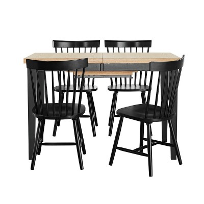 Hygena Luna Extendable Dining Table & 4 Chairs