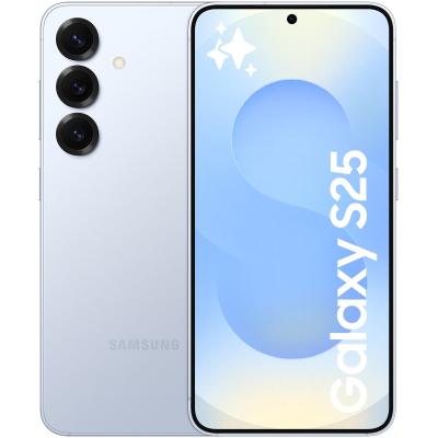 SIM Free Samsung Galaxy S25 5G 128GB AI Mobile Phone - Blue