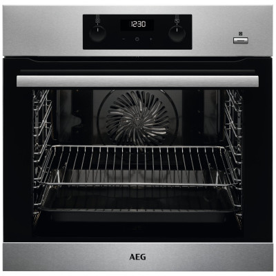 AEG BES355010M Built In Single Electric Oven - S/Steel