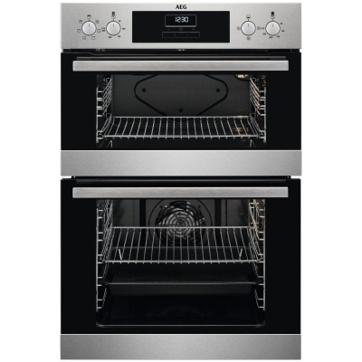 AEG DEB331010M 60cm Built In Double Electric Cooker-S/Steel