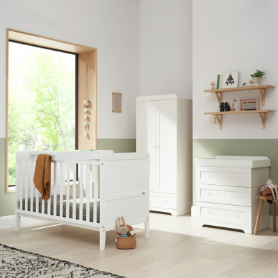 Tutti Bambini Rio Cot Bed Nursery Furniture Set - White