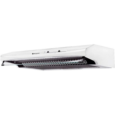 Hotpoint HTV10P 60cm Visor Cooker Hood - White