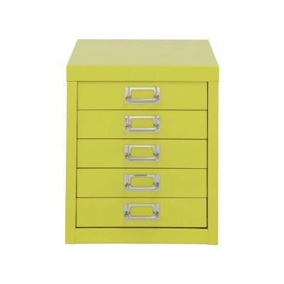 Habitat Harrington Saffron Yellow 5 Drawer Desk Storage