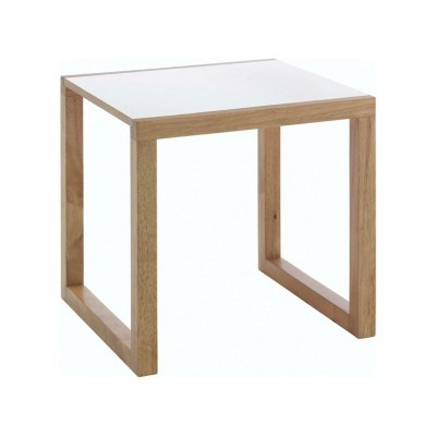 Habitat Kenstal Oak and White Side Table