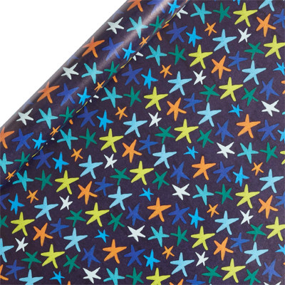 Argos Home Roll of Multi Stars Wrapping Paper - 10m
