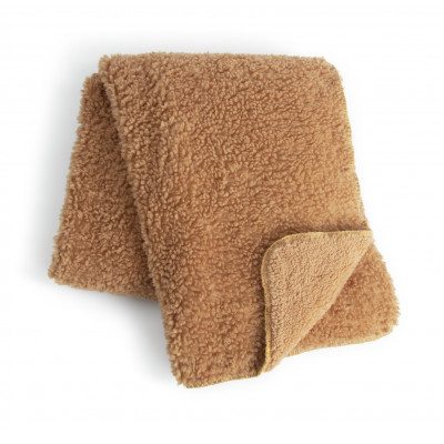 Argos Product Support for Habitat Snuggle Fleece Throw - Mocha - 125X150cm  (488/2695)