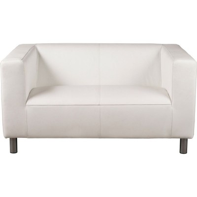 HAB MODA LEATHER COMPACT 2 SEAT WHITE