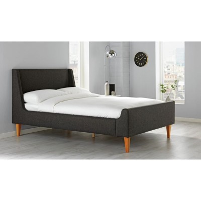 Hygena Odette Small Double Bed Frame - Charcoal