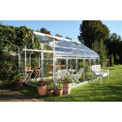 Halls Supreme Glass 12 x 8ft Greenhouse with Base