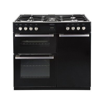 Belling DB4 90DFT Dual Fuel Range Cooker - Black