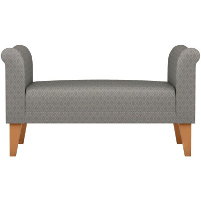 SCH SCROLL BENCH LIN DIA GRY