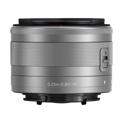 Canon EF-M 15-45mm f/3.5-6.3 IS STM Zoom Lens - Silver