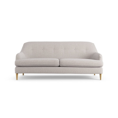 Habitat Frome Fabric 3 Seater Sofa - Natural - Ash Leg
