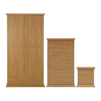 CANTERBURY 2 DR 2 DRW PACKAGE OAK