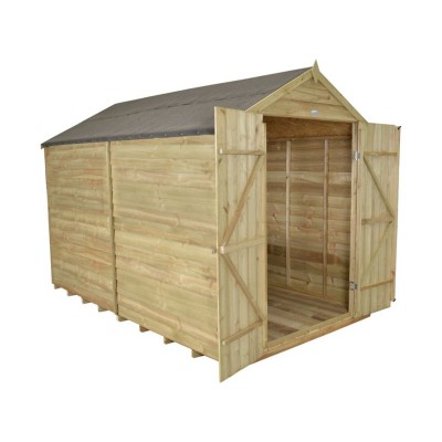 8X10 OVERLAP APEX SHED DD NW ASSEM