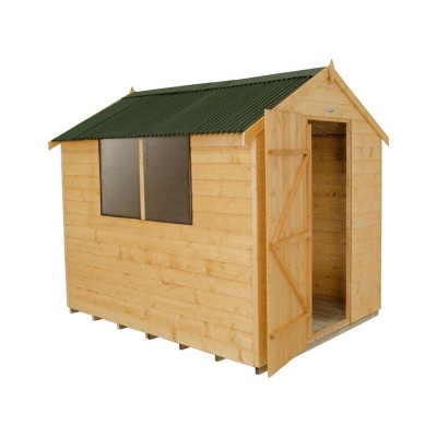 6X8 SHIPLAP APEX SHED ONDULINE RF   BASE