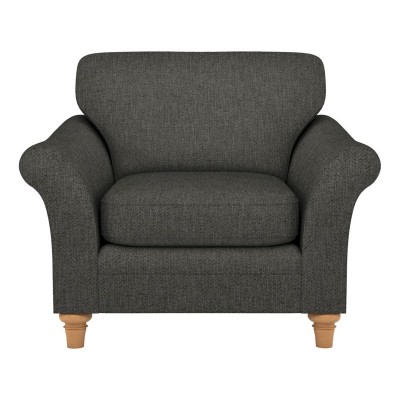 SCH CHRRGTN CHAIR CHNKY WEAVE GRY LT FT