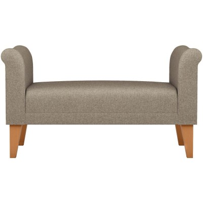 SCH SCROLL BENCH WLY PLN NAT